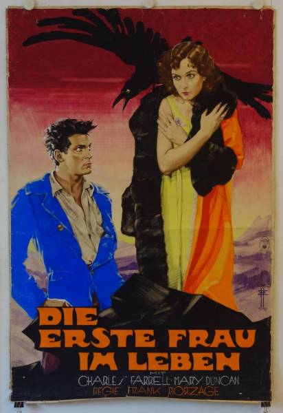 Die erste Frau im Leben originale deutsche Filmplakat-Grafik